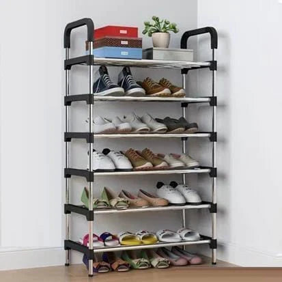 6 Layers Shoe Rack Steel - High Quality Bowlift