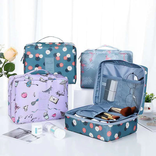 Multifunction Women Makeup Cosmetic Travel Pouch Bowlift