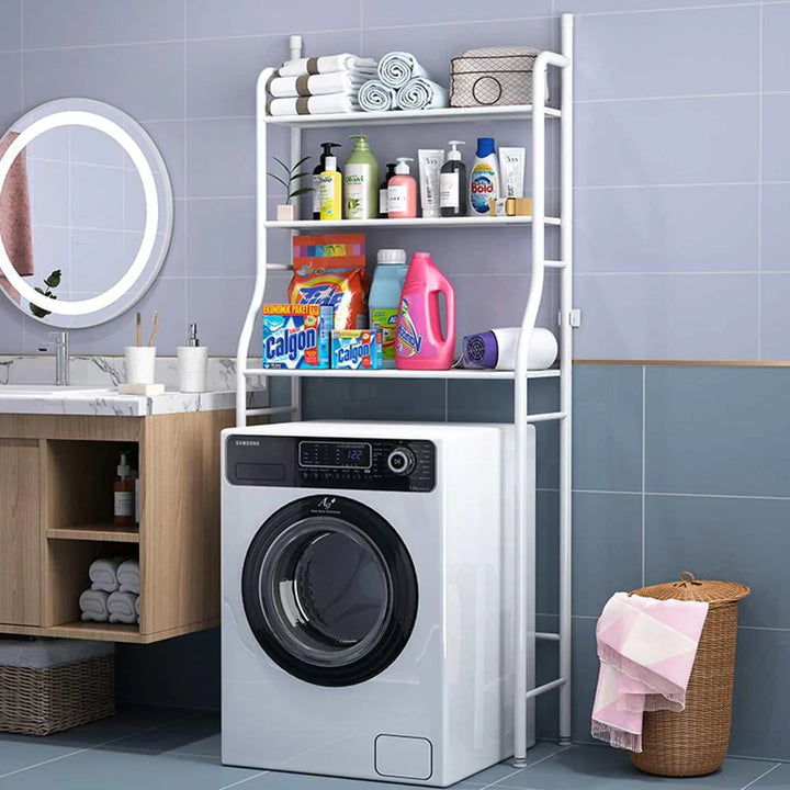 Over The Commode Iron Organizer Bathroom Shelf Bowlift