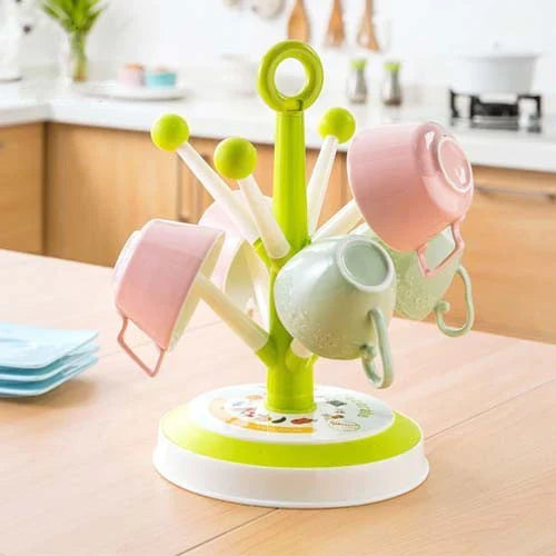 Plastic Tree Glass Holder Mug Stand Bowlift