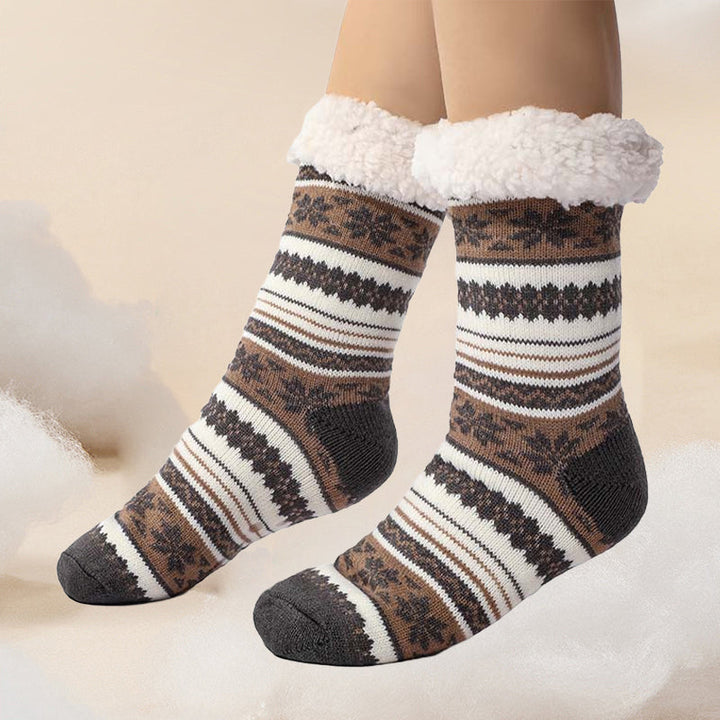 BowLift | Snowflake Ultra-thick  Slipper Home Socks