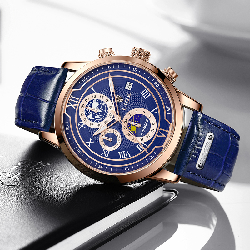 BowLift | Classic Chronograph Men’s Watch | Stylish & Functional Luxury Wristwatch for Every Occasion