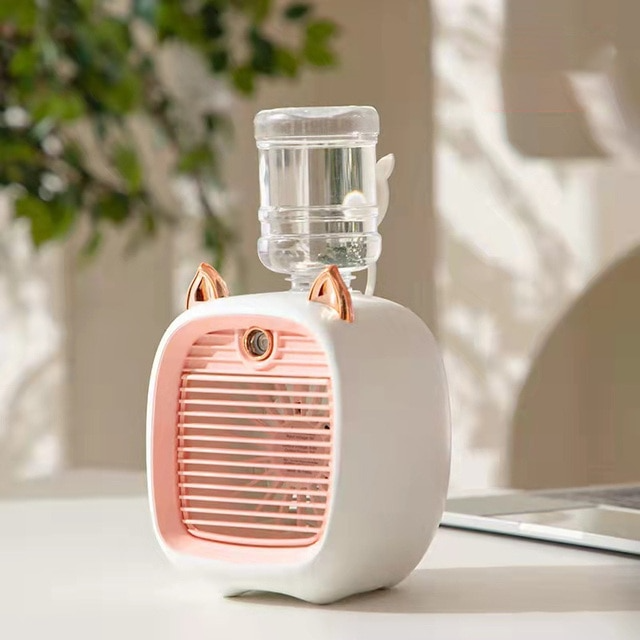 BowLift | Portable Air Cooling Fan Mini Humidifier