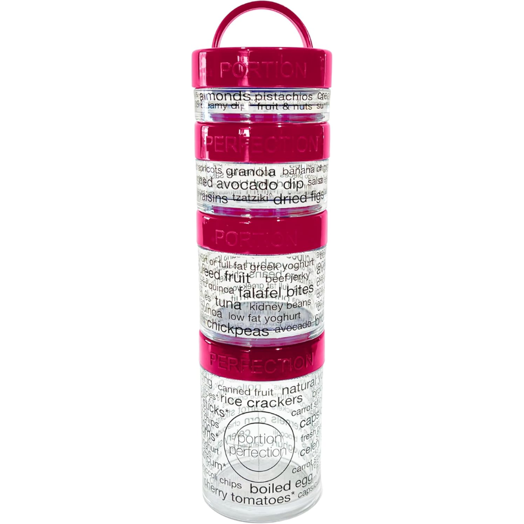 BowLift | 100-Calorie Snack Portion Control Containers - Stackable Set