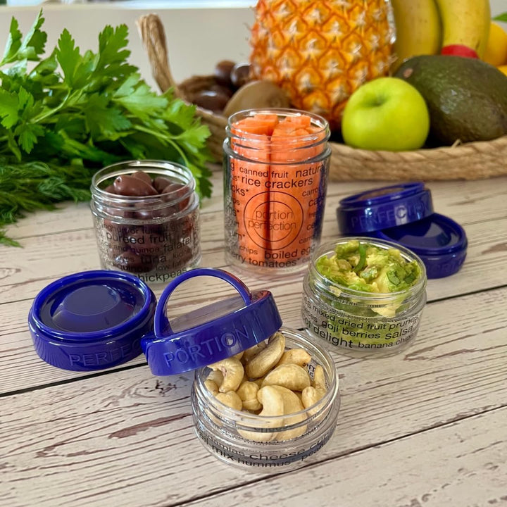 BowLift | 100-Calorie Snack Portion Control Containers - Stackable Set