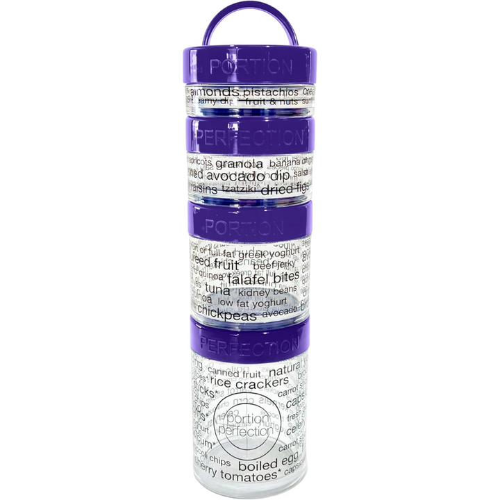 BowLift | 100-Calorie Snack Portion Control Containers - Stackable Set