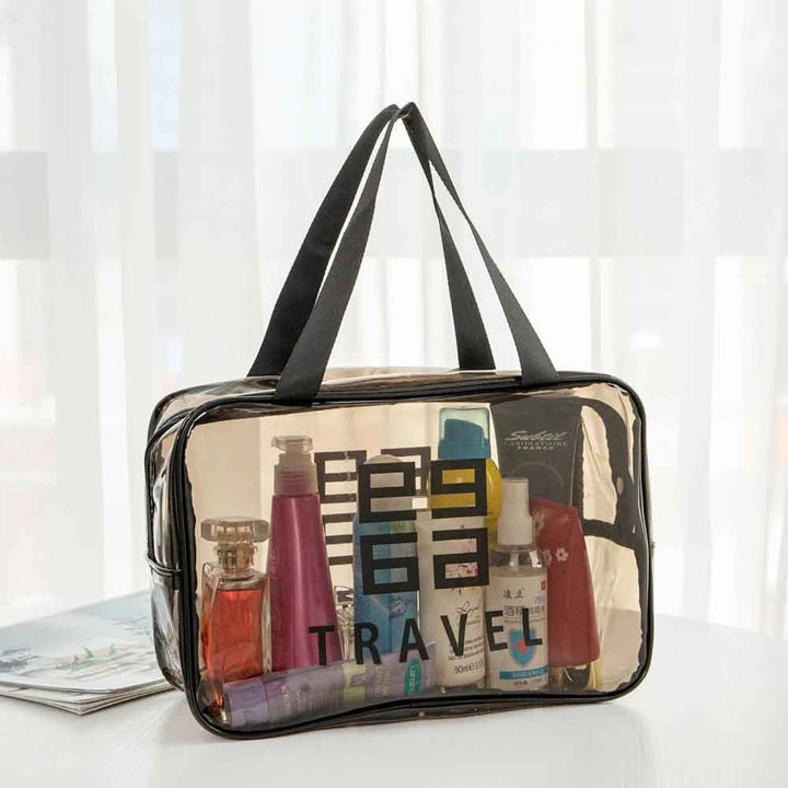 Travel Cosmetic Bag Organizer Transparent Bowlift