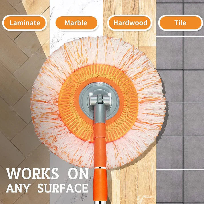 BowLift | LuxeClean 360° Rotating Cleaning Mop | Adjustable mop for effortless cleaning in every corner