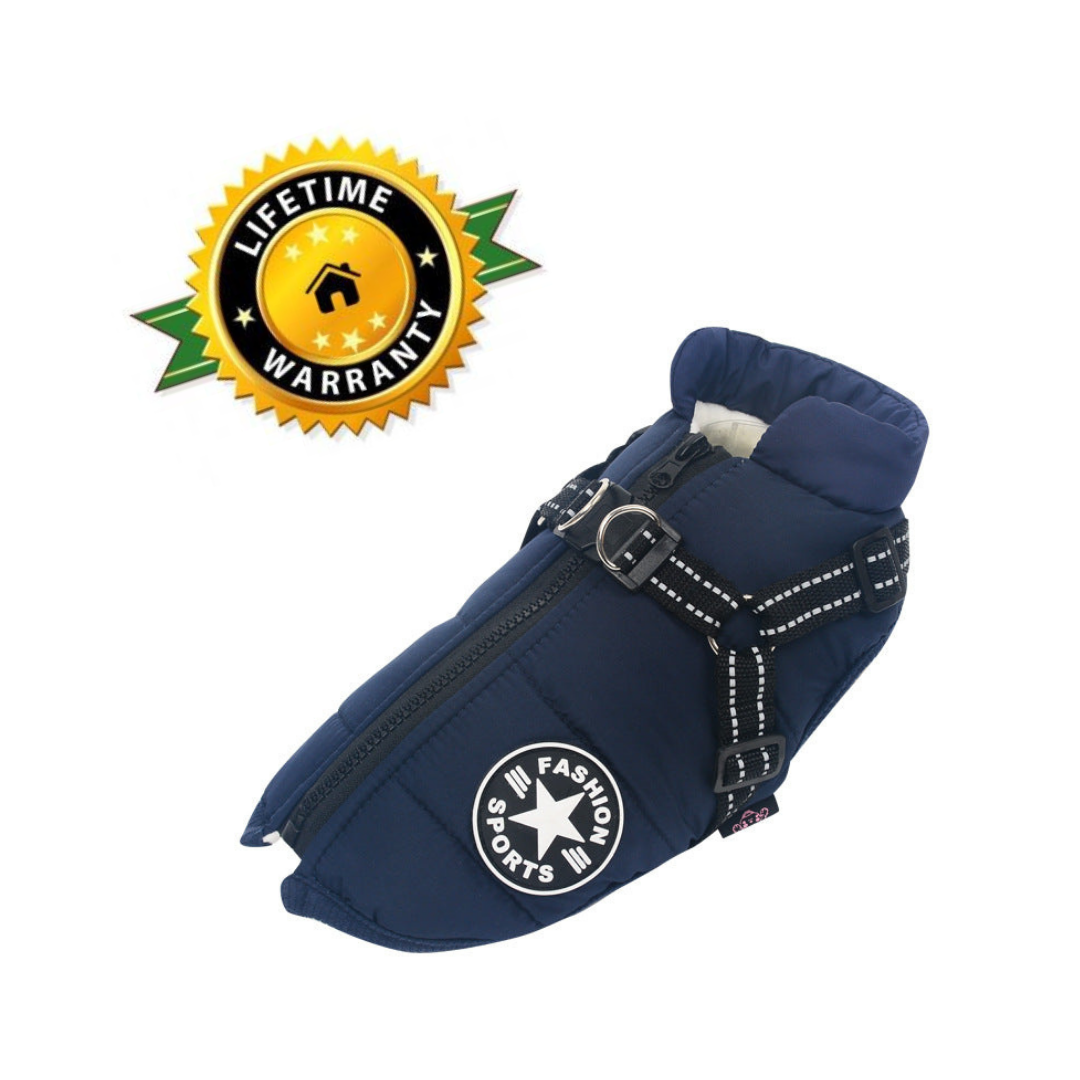BowLift | WoofGuard - Waterproof Winter Jacket with Integrated Harness