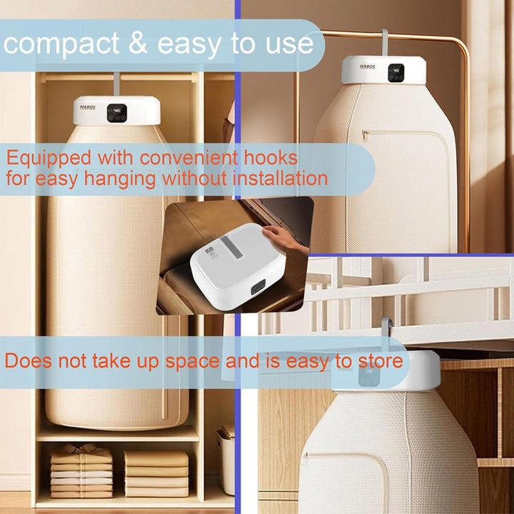 Portable Electric Clothes Dryer Machine With Hanger Bowlift