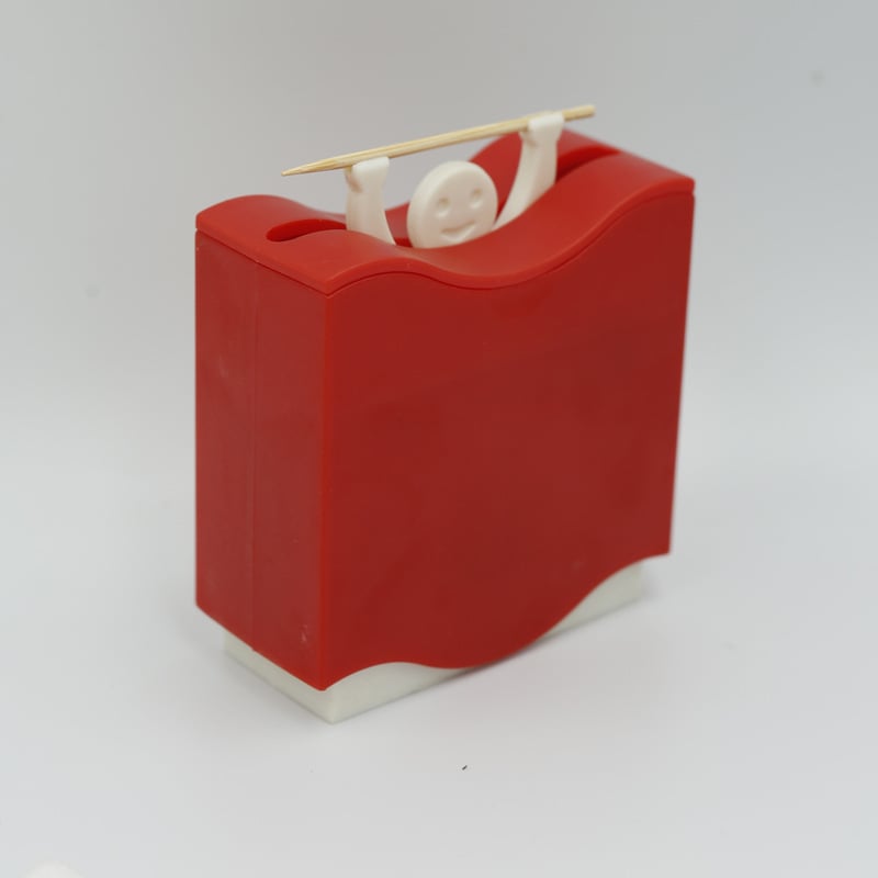BowLift | Smiling Strongman Weightlifter Toothpick Box