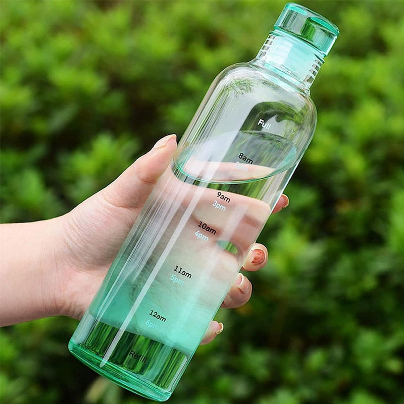 Plastic Water Bottles With Time Marker 500 ML Bowlift