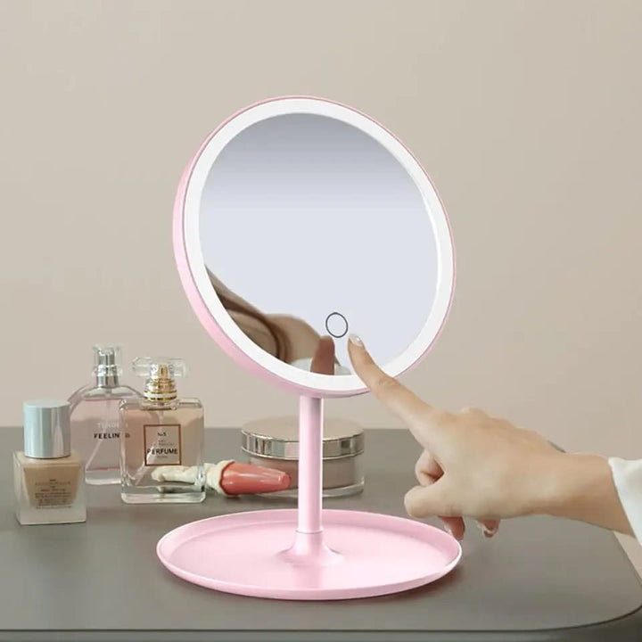 Selfie Ring Light with Makeup Mirror & Phone Holder Kit Bowlift