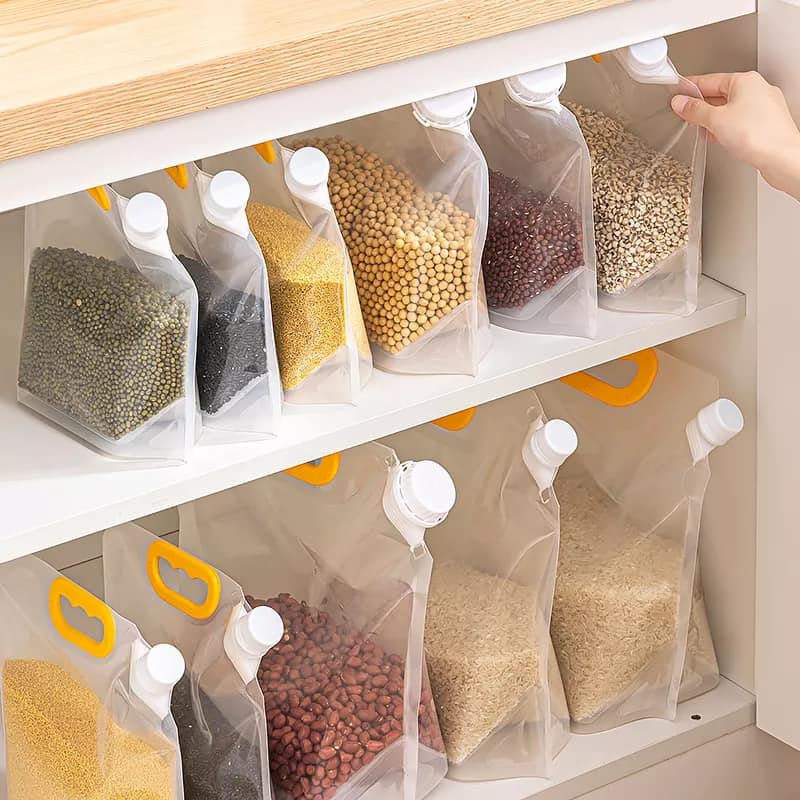Kitchen Storage Moisture-Proof Sealed Transparent Portable Food-Grade Bag Bowlift