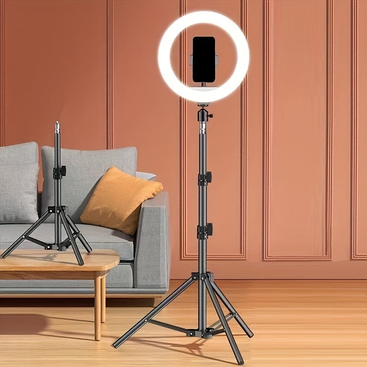 BowLift | LED Ring Light with Adjustable Tripod and Phone Holder for Selfies and Video Recording