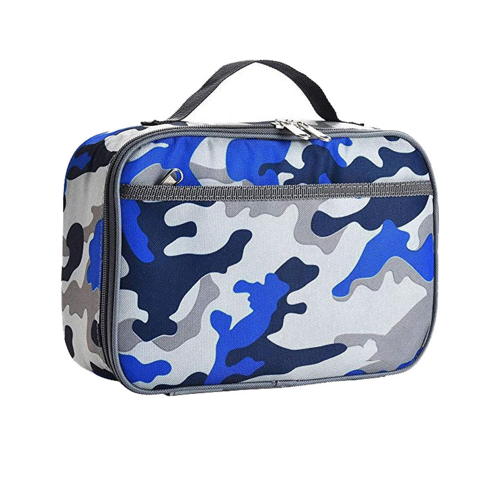 Insulated children's dinosaur lunch case with thermal lining and carry handle Bowlift