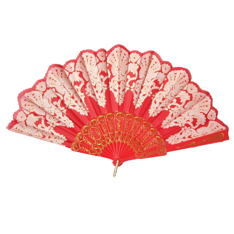 Women's fan with exquisite and artistic decorations Bowlift