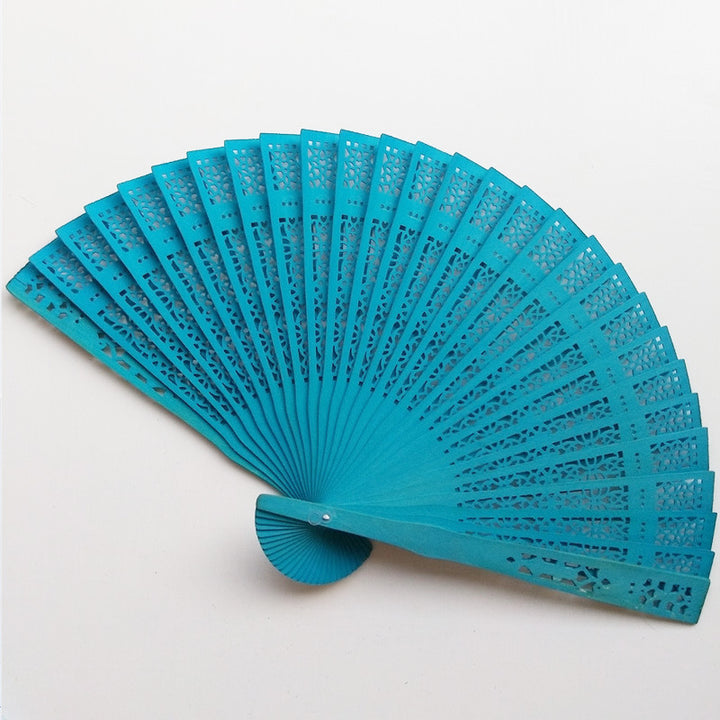 Ladies elegant fan made of high-quality plastic with artistic cutouts Bowlift