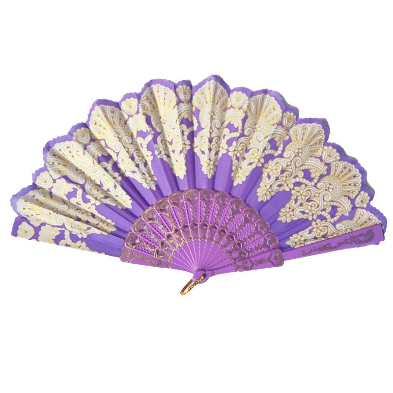 Women's fan with exquisite filigree ornamentation Bowlift