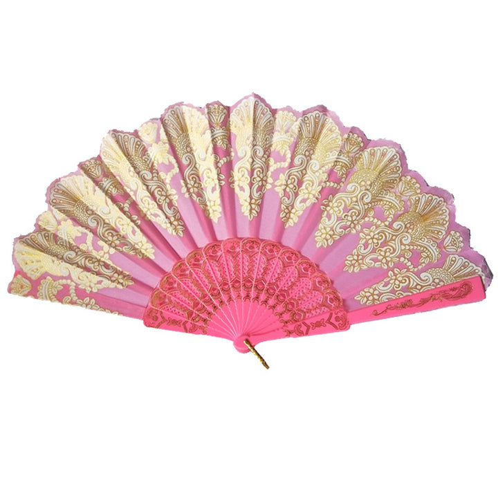Women's fan with exquisite and artistic decorations Bowlift