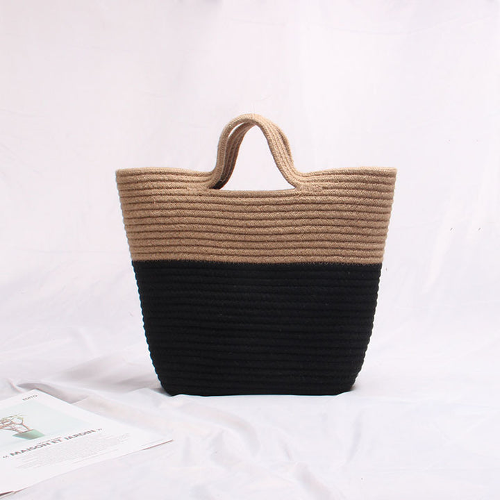 Spacious and Stylish Rattan Tote Bag Bowlift