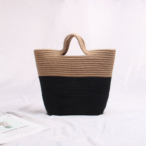 Spacious and Stylish Rattan Tote Bag Bowlift