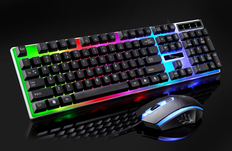 RGB Mechanical Keyboard and Precision Optical Mouse Set Bowlift