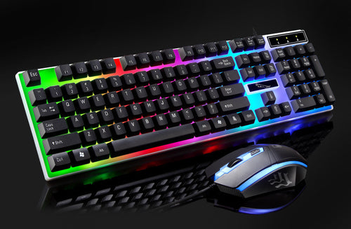 RGB Mechanical Keyboard and Precision Optical Mouse Set Bowlift