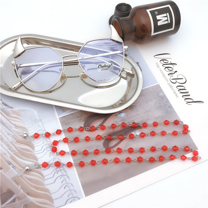 Beaded Eyewear Chain with Adjustable Length Bowlift