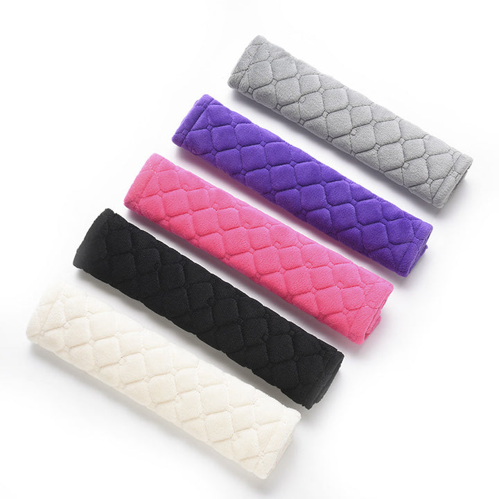 Plush Quilted Seat Belt Shoulder Pads Pair Bowlift