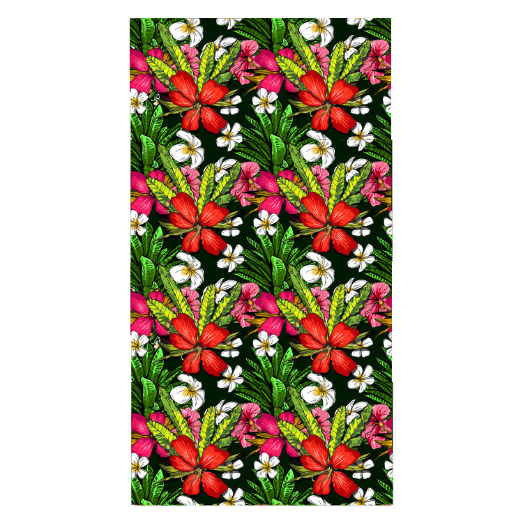 Beach towel with creative floral design Bowlift