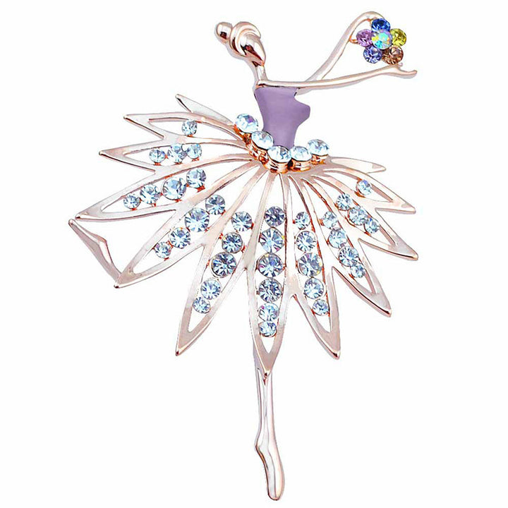 Artistic Ballerina-Inspired Brooch Bowlift