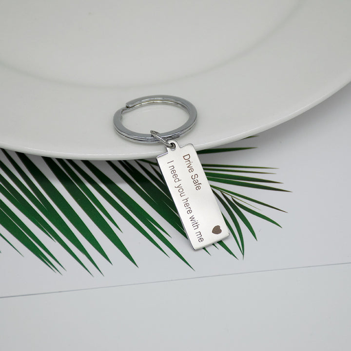 Personalized Engraved Keychain Bowlift