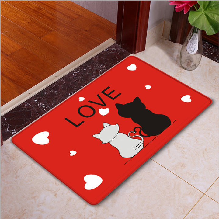 Cute Animal Design Floor Mat Bowlift