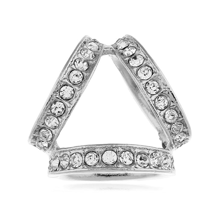 Decorative Rhinestone-Embellished Brooch Bowlift
