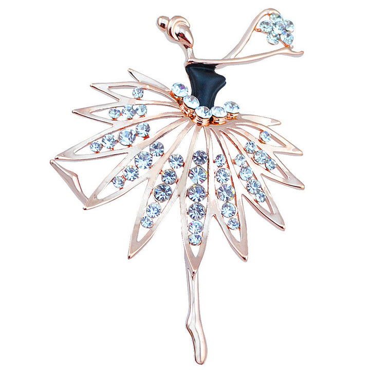 Artistic Ballerina-Inspired Brooch Bowlift