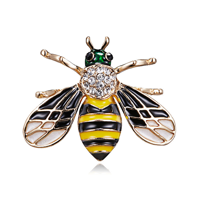 Decorative Bee-Inspired Brooch Bowlift