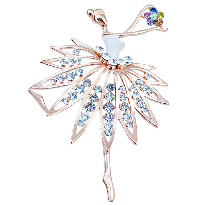 Artistic Ballerina-Inspired Brooch Bowlift
