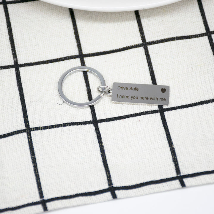 Personalized Engraved Keychain Bowlift