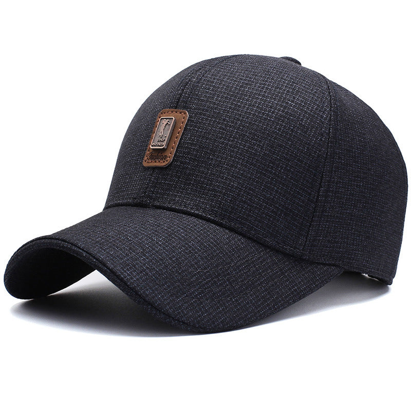 Men's Casual Textured Baseball Cap Bowlift