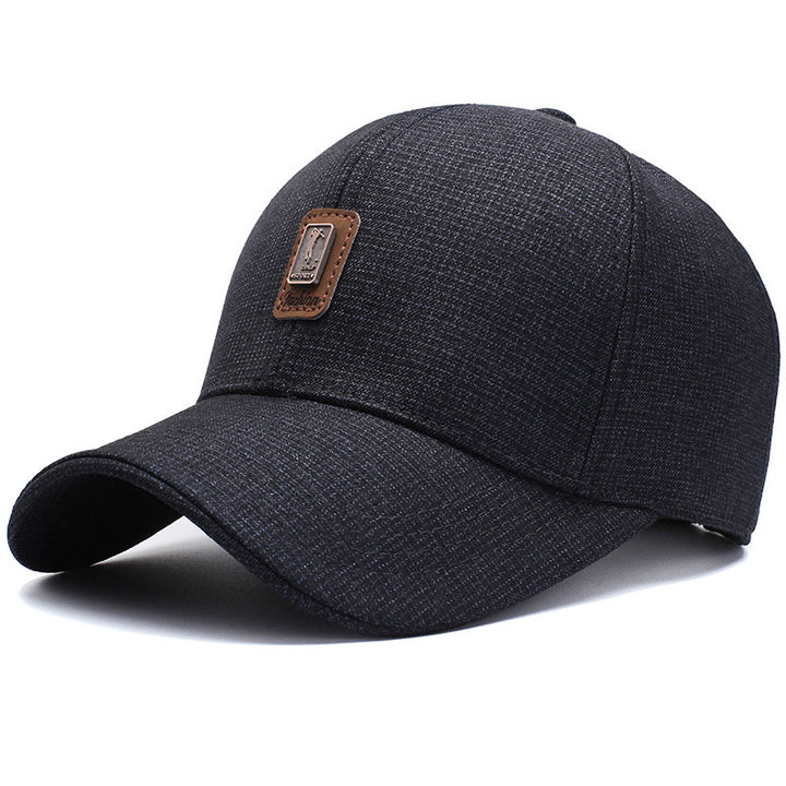 Men's Casual Textured Baseball Cap Bowlift