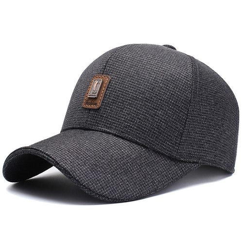 Men's Casual Textured Baseball Cap Bowlift