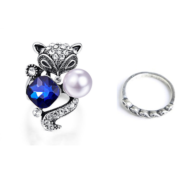 Elegant Leaf-Designed Adjustable Ring Bowlift