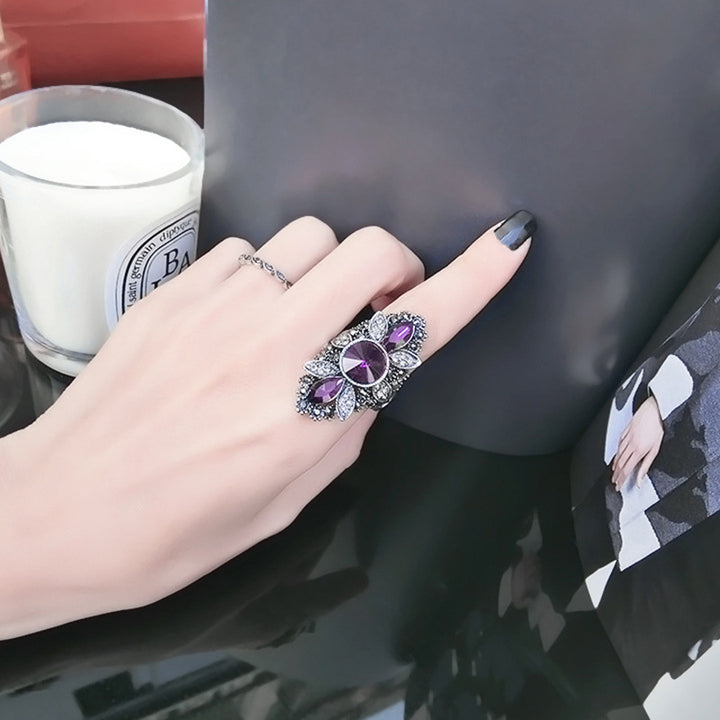 Elegant Leaf-Designed Adjustable Ring Bowlift