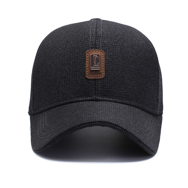 Men's Casual Textured Baseball Cap Bowlift
