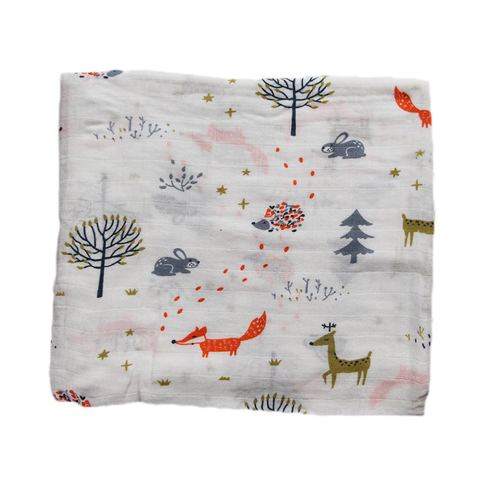 Soft Cotton Muslin Swaddle Blanket Bowlift