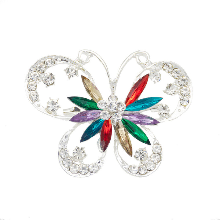 Colorful Butterfly Brooch Bowlift