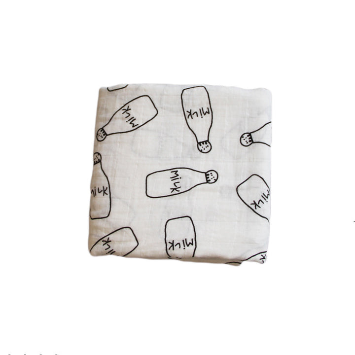 Soft Cotton Muslin Swaddle Blanket Bowlift