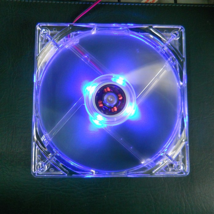 High-Performance LED Computer Cooling Fan Bowlift