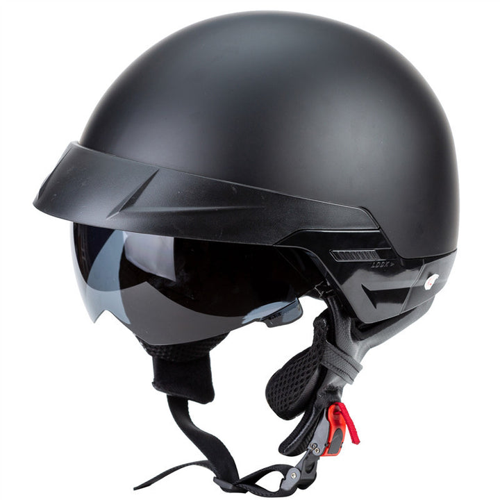 Advanced Scooter Helmet with Integrated Visor Bowlift